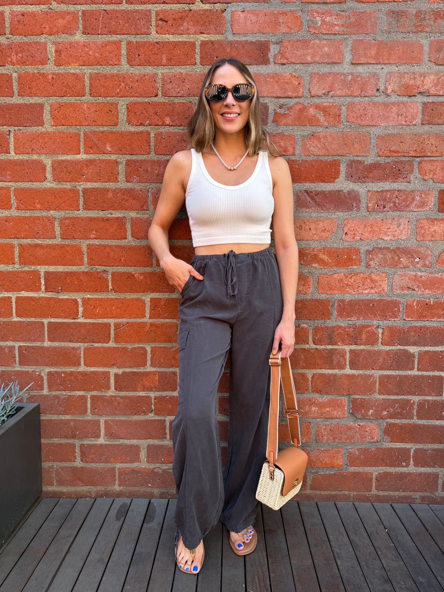 ALISON High Waist Cargo Pants