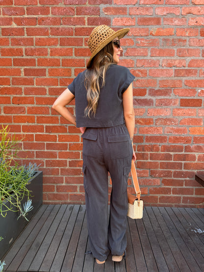 ALISON High Waist Cargo Pants