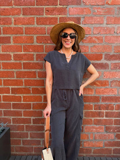 ALISON High Waist Cargo Pants