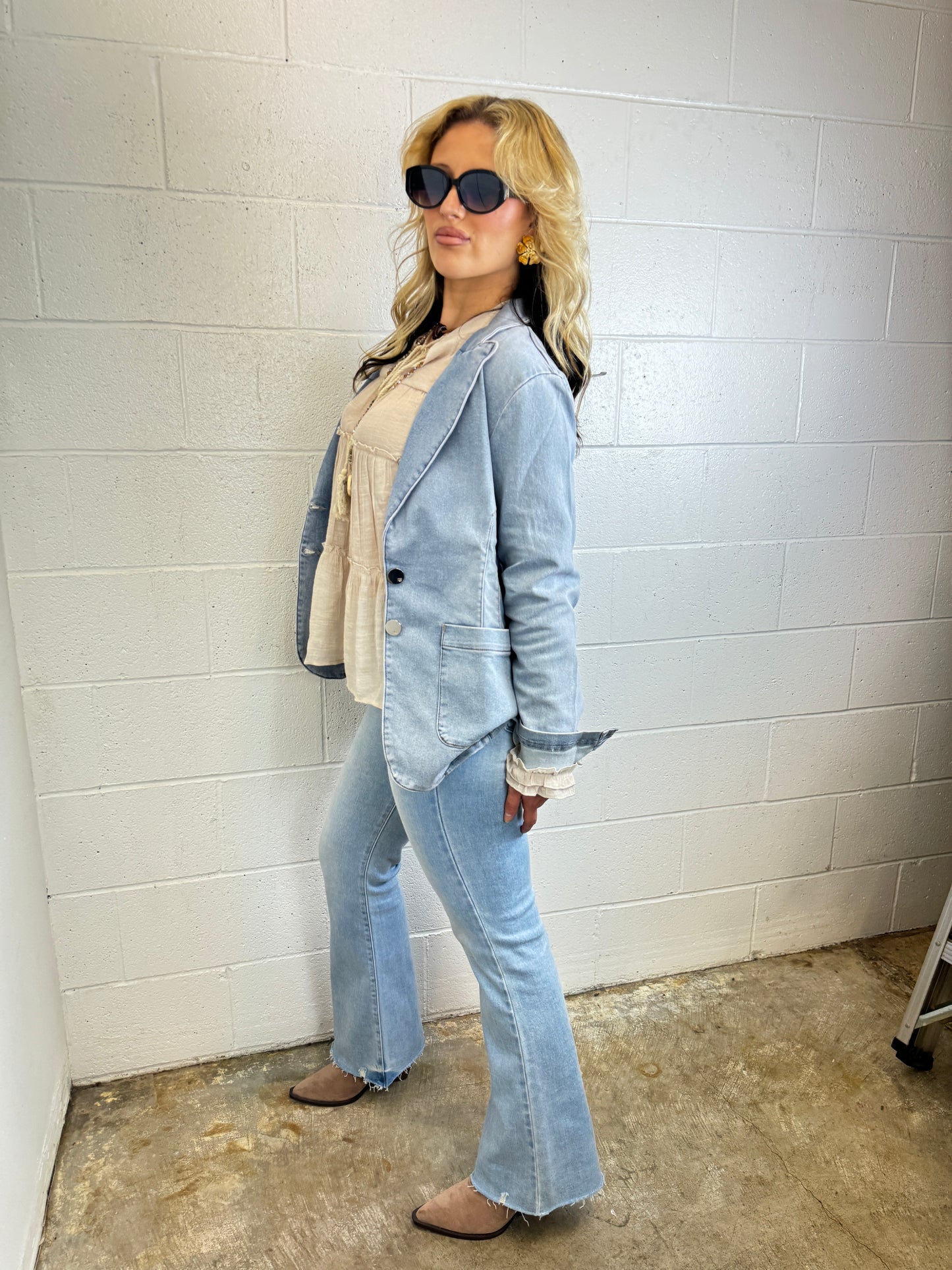 BOBBI DENIM BLAZER