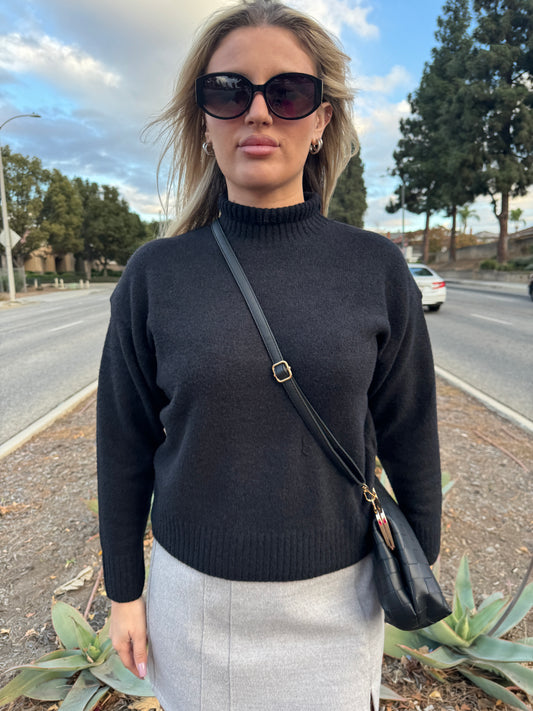 Carmen Mock Neck Sweater