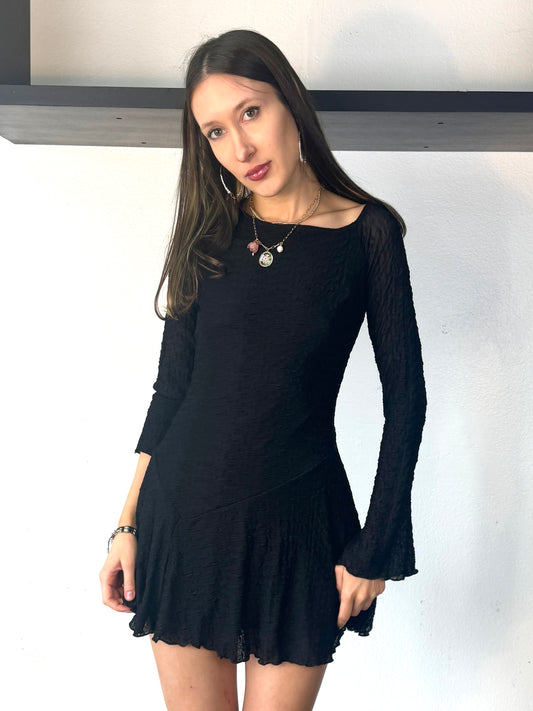 RGA Lace Long Sleeve Mini Dress