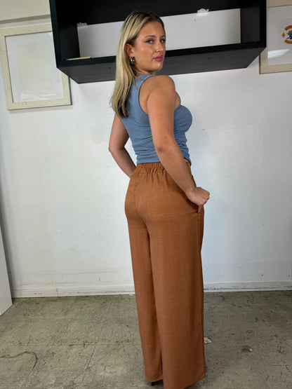 MICHELL camel trousers