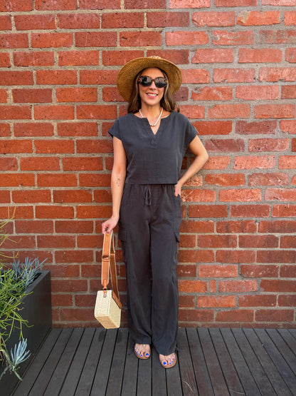 ALISON High Waist Cargo Pants