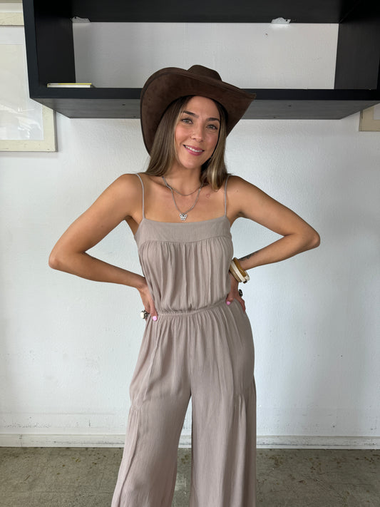 BETTY gauzed jumpsuit