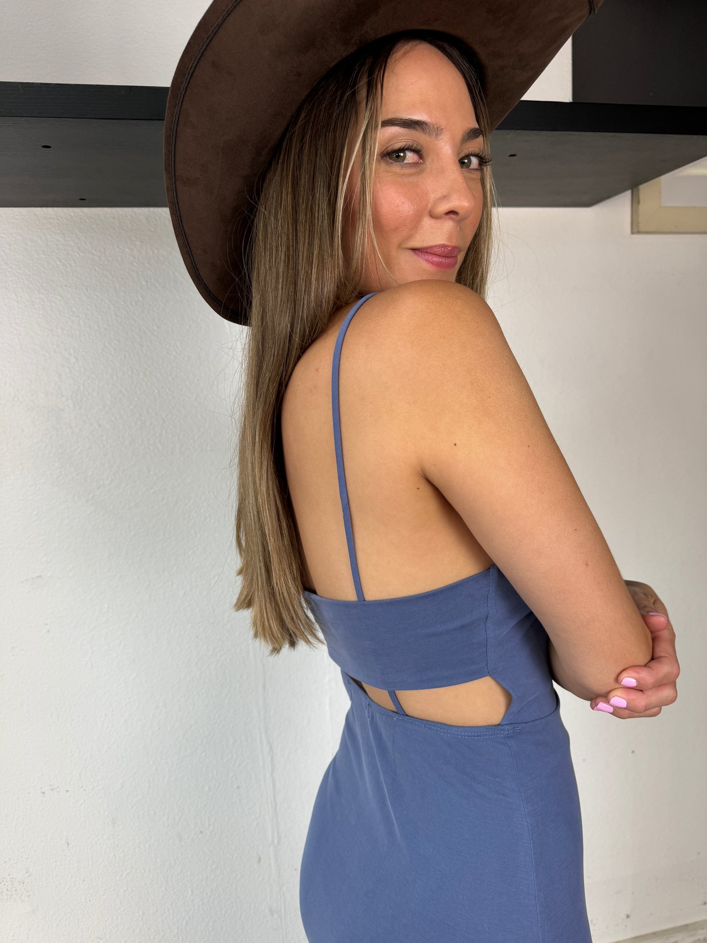 KARENA open back dress